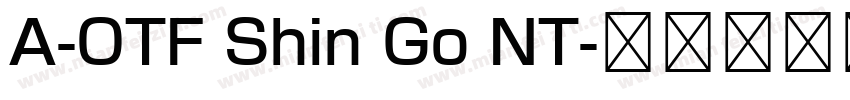A-OTF Shin Go NT字体转换